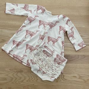 KQ llama dress with bloomers